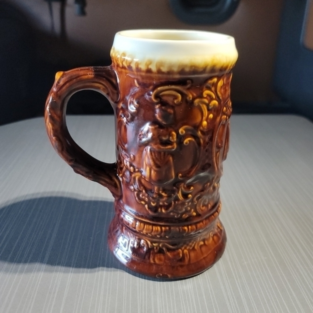 Handemade Ceramic Beer Stein/Mug Excellent‎ Condition